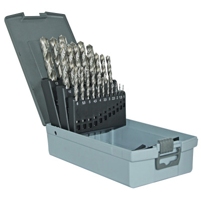 Coffret De 25 Forets Metaux HSS 118° D.1 A 13 mm / 0,5 mm