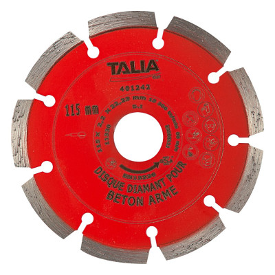 Disque Laser Diamant 125Mm 10 Segments Hauteur 7Mm