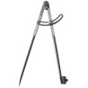 Compas A Charniere Porte-Crayon 1/4 Cercle 190Mm Poli