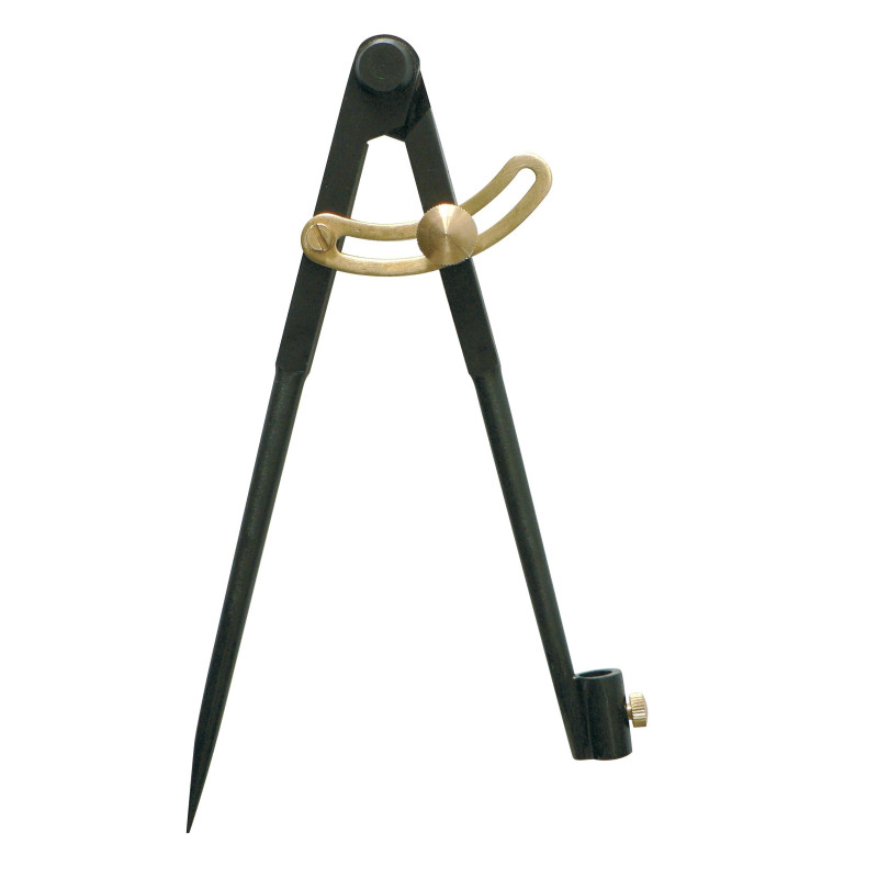 Compas A Charniere Porte-Crayon 1/4 Cercle 190Mm Bruni