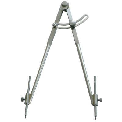 Compas A Charniere Pointes Rapportees 1/4 Cercle 310Mm