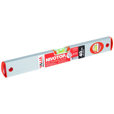 Niveau Nivotop Aluminium Rectangulaire 2 Fioles 40Cm