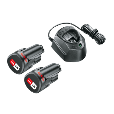 Starter Set 12V 2 Batteries 1,5Ah + Chargeur Gal 1210