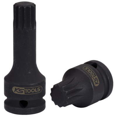 Douille Tournevis À Chocs Longue 1/2'' Xzn®, M18 - L. 75 mm