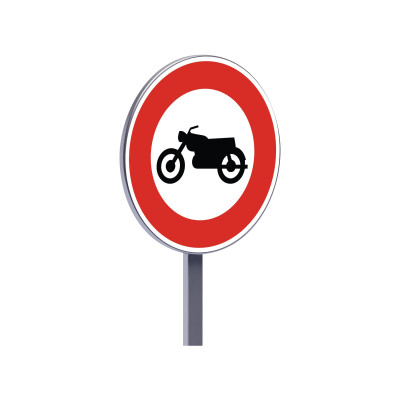 B9H 850 C2 Interdit Aux Motocyclettes