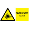 Danger, Rayonnement Laser 330X200Mm