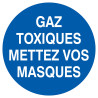 Gaz Toxiques, Mettez Vos Masques D.300Mm