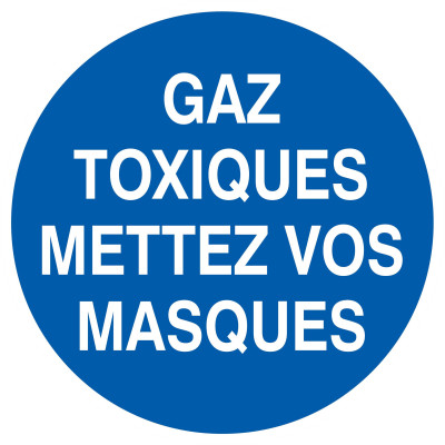 Gaz Toxiques, Mettez Vos Masques D.420Mm