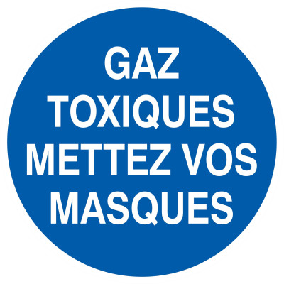 Gaz Toxiques, Mettez Vos Masques D.180Mm