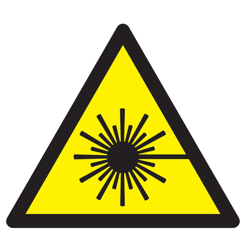Danger, Rayonnement Laser 300X300X300Mm