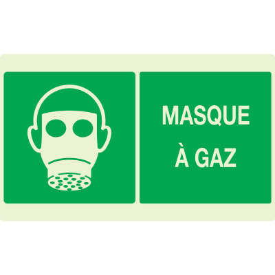 Masque A Gaz Luminescent 330X200Mm