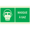 Masque A Gaz Luminescent 330X200Mm