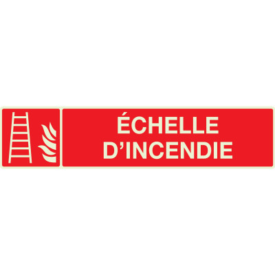 Echelle D'Incendie Luminescent 330X75Mm