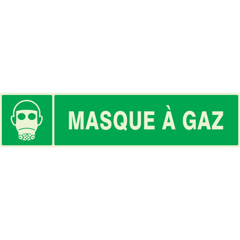 Masque A Gaz Luminescent 330X75Mm