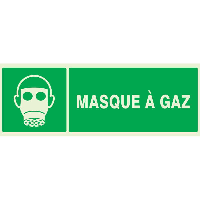 Masque A Gaz Luminescent 330X120Mm