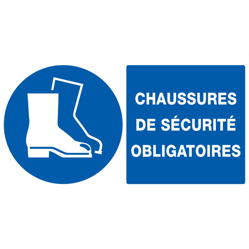 Chaussures De Securite Obligatoires 330X200Mm