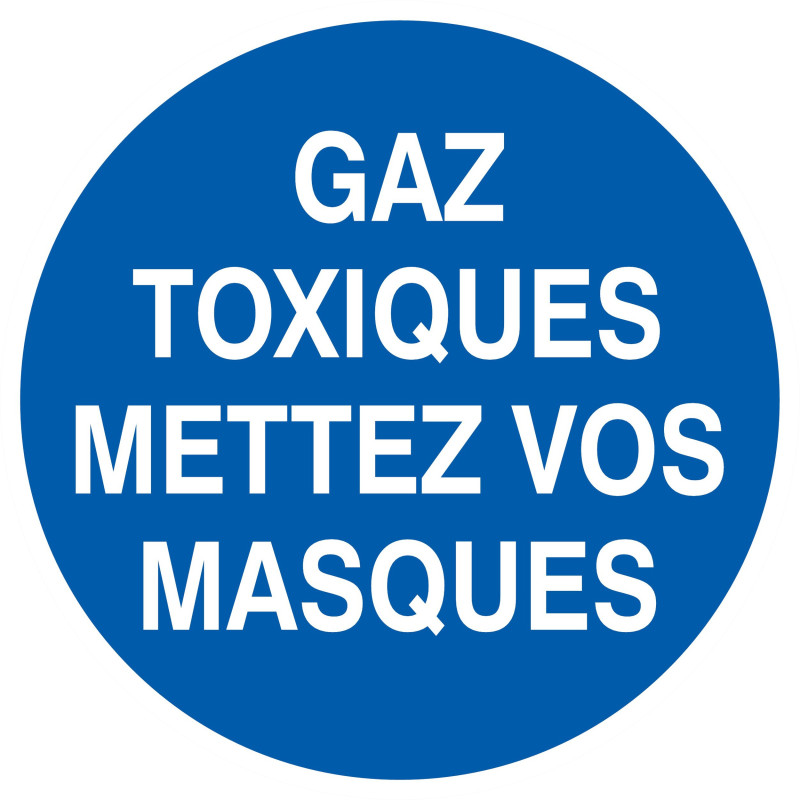 Gaz Toxiques, Mettez Vos Masques D.300Mm