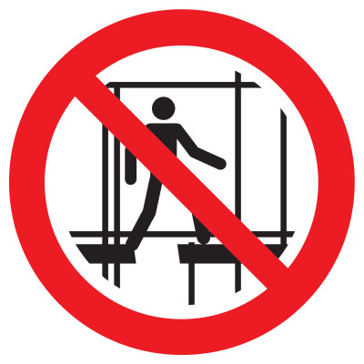 Ne Pas Utiliser Un Echafaudage Incomplet D.420Mm