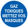 Gaz Toxiques, Mettez Vos Masques D.420Mm