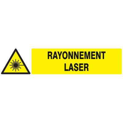 Danger, Rayonnement Laser 330X75Mm