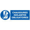 Chaussures Isolantes Obligatoires 330X120Mm