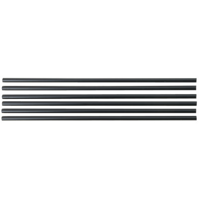 Set De 6 Bâtonnets De Réparation Abs (Acrylonitrile Butadiène Styrène), Noir