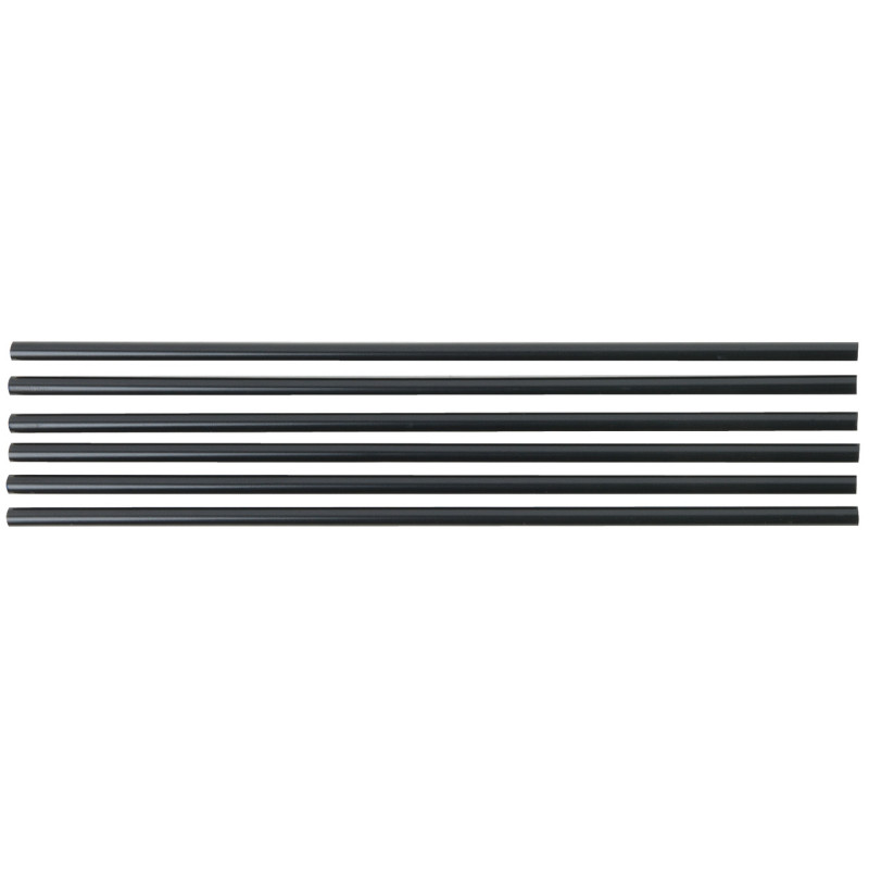 Set De 6 Bâtonnets De Réparation Abs (Acrylonitrile Butadiène Styrène), Noir