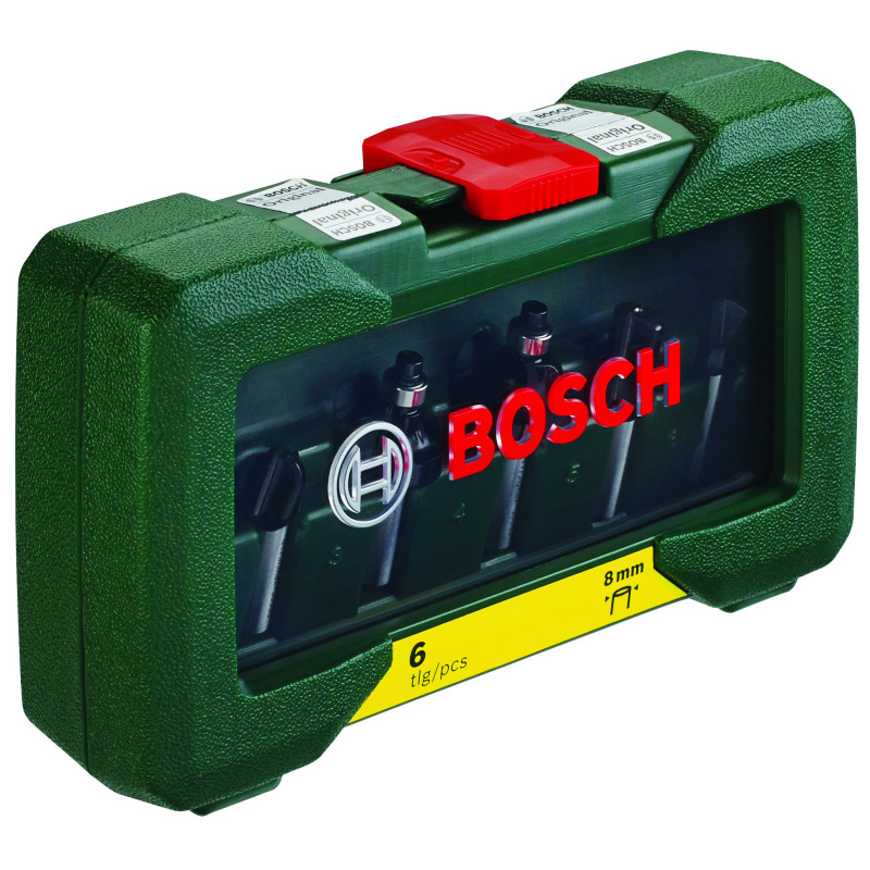 Set De 6 Fraises Au Carbure (Queue 8 mm)