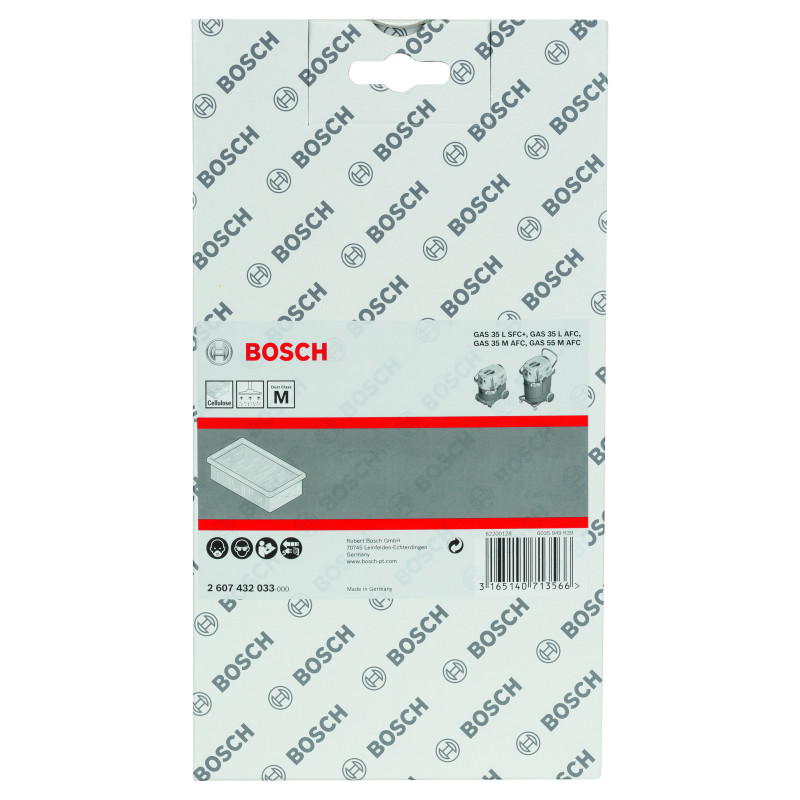 Filtre Plissé Plat En Cellulose Pour Gas 35-55 Filtre Plissé Plat En Cellulose