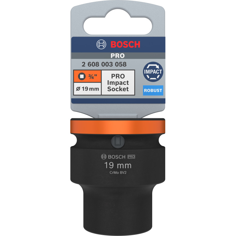 Pro Impact Socket, 3/4", 19 mm, Standard