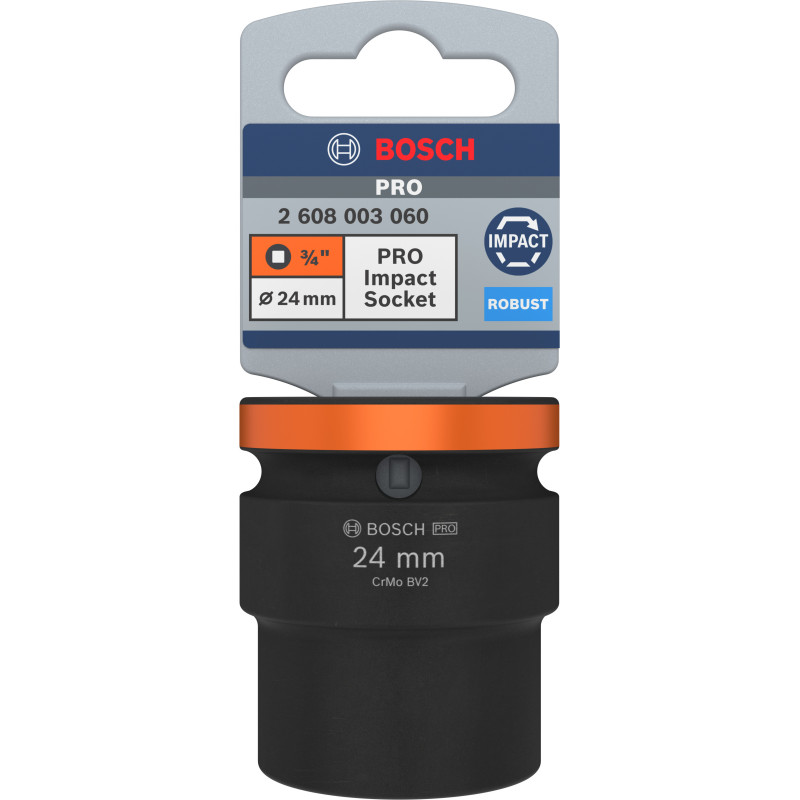 Pro Impact Socket, 3/4", 24 mm, Standard