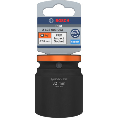 Pro Impact Socket, 3/4", 32 mm, Standard