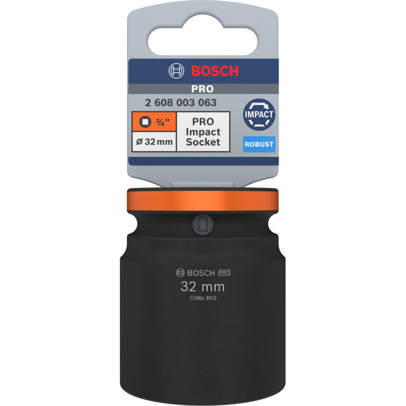 Pro Impact Socket, 3/4", 32 mm, Standard