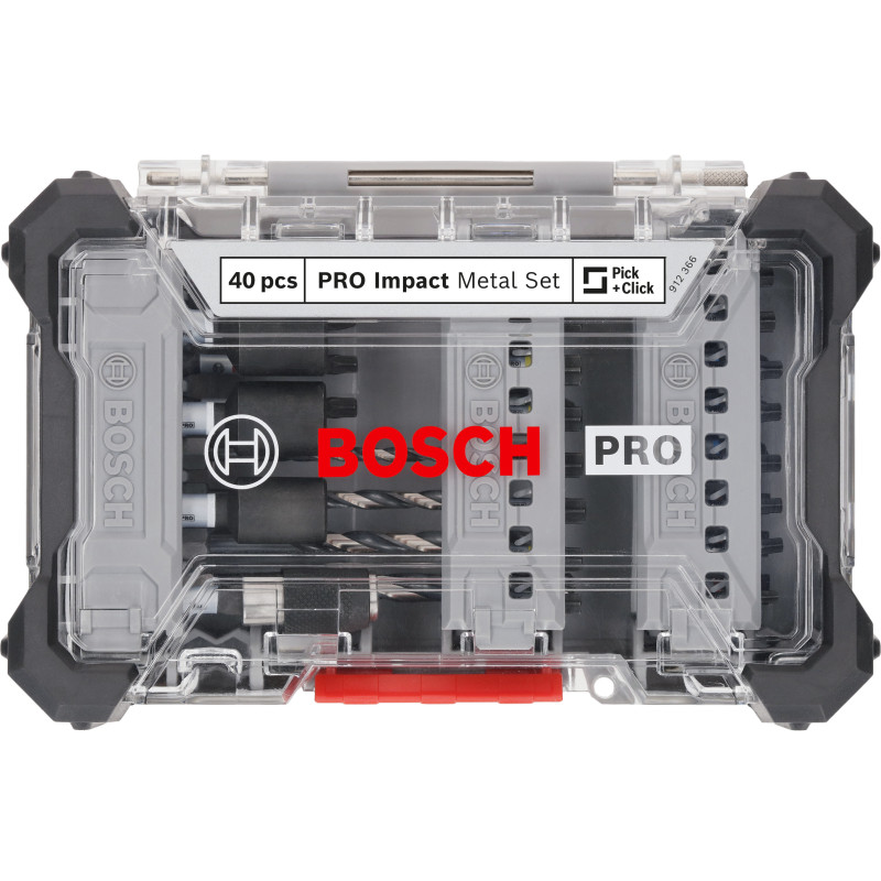 Coffret Mixte Vissage Et Perçage De Métal Pro Impact, 40 Pièces