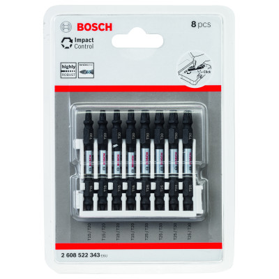 Set DEmbouts De Vissage Impact Control, 8 Pièces Pack De 8 (Index)