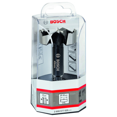 Mèche À Façonner Forstner 45 mm 45 X 90 mm, D 10 mm, Toothed-Edge Pack De 1