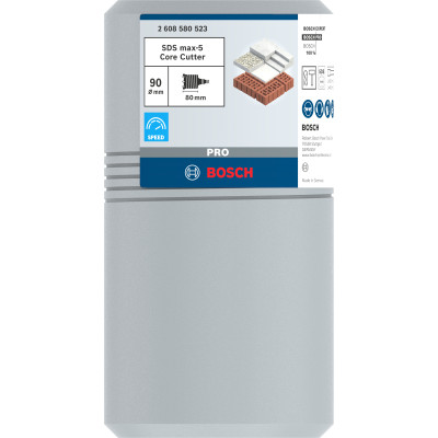 Pro SDS MAX-5 Core Cutter, 90 X 80 X 100 mm Conçue Pour Percer Des Trous Profon