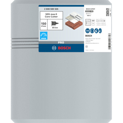 Pro SDS MAX-5 Core Cutter, 150 X 80 X 92 mm Conçue Pour Percer Des Trous Profon