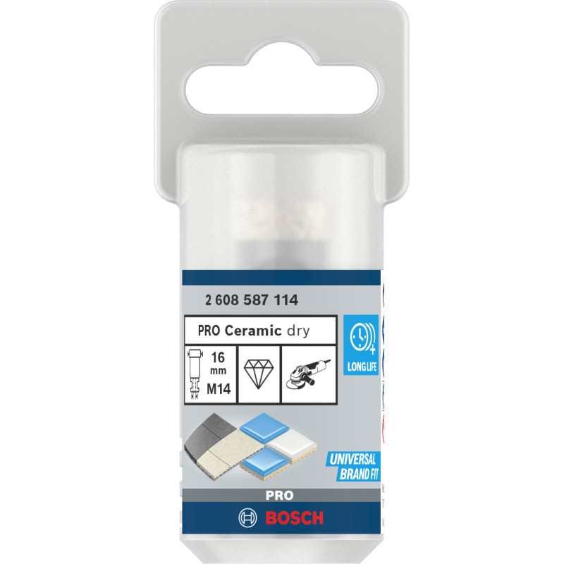 Pro Core Cutter Dry, 16 X 30 X 22,23 mm Conçues Pour Le Forage À Sec Dans Le Bé