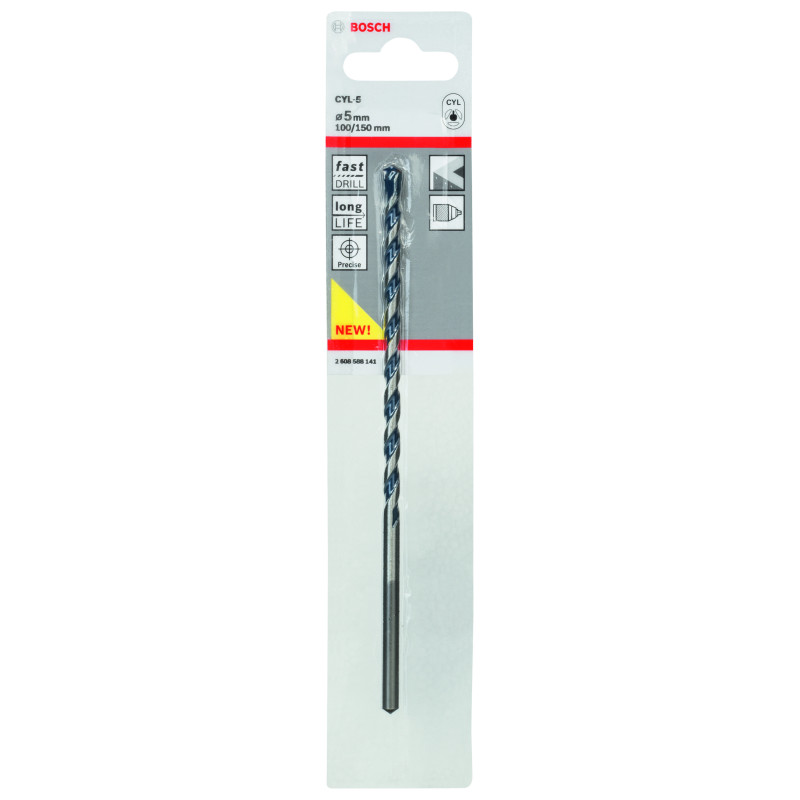 Forets À Béton Cyl-5 5 X 100 X 150 mm Pack De 1