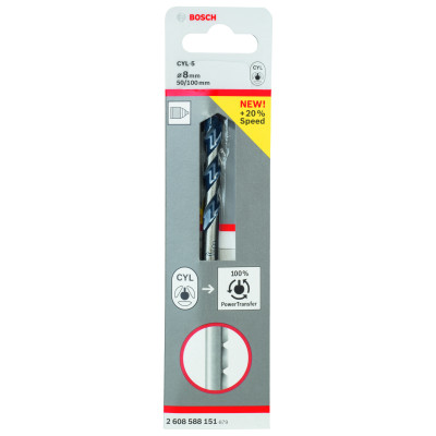 Forets À Béton Cyl-5 8 X 50 X 100 mm Pack De 1