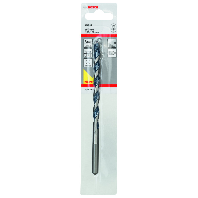 Forets À Béton Cyl-5 8 X 100 X 150 mm Pack De 1