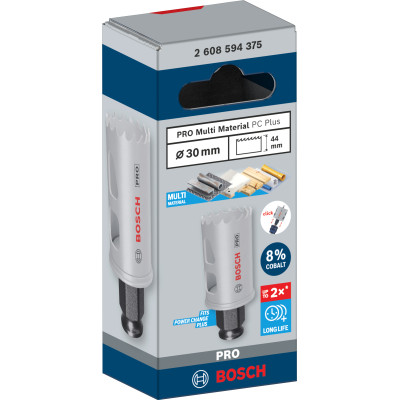 Scie Trépan Pro Multi Material Pc Plus, 30 mm