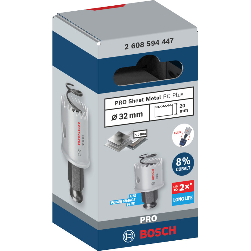 Scie Trépan Pro Sheet Metal Pc Plus, 32 mm