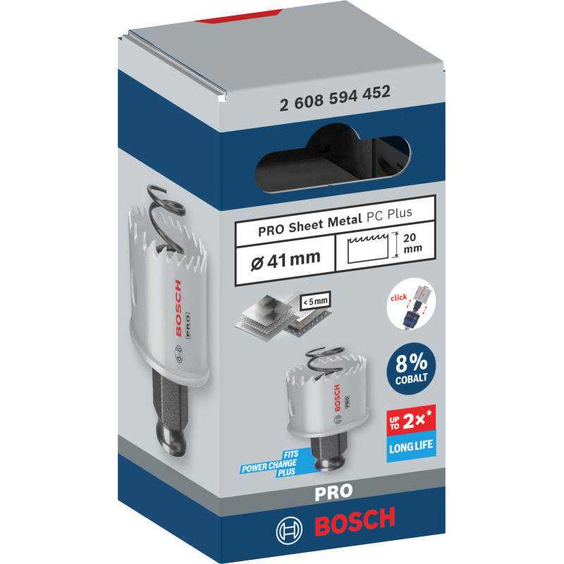 Scie Trépan Pro Sheet Metal Pc Plus, 41 mm