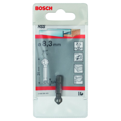 Fraises À Noyer Coniques 8,3 mm, M 4, 31 mm, 1/4"