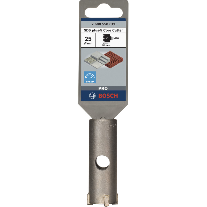 Pro SDS Plus-5 Core Cutter, 25 X 50 X 72 mm Conçue Pour Percer Des Trous Dans L