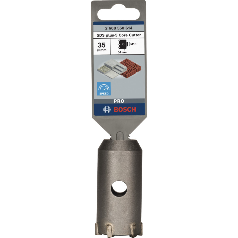 Pro SDS Plus-5 Core Cutter, 35 X 50 X 72 mm Conçue Pour Percer Des Trous Dans L