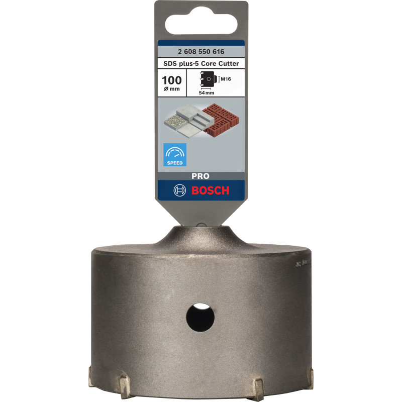 Pro SDS Plus-5 Core Cutter, 100 X 50 X 72 mm Conçue Pour Percer Des Trous Dans