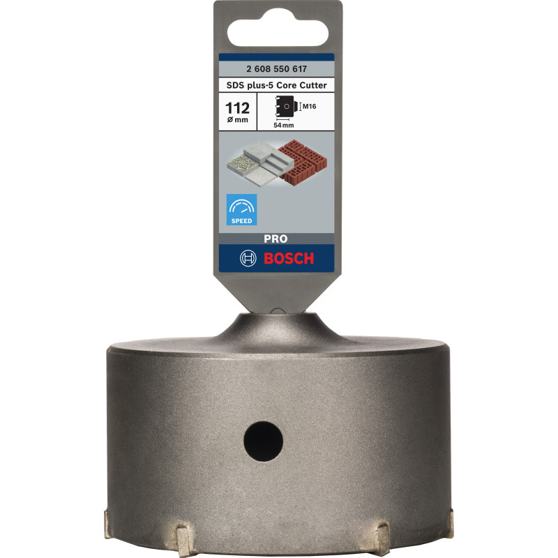 Pro SDS Plus-5 Core Cutter, 112 X 50 X 72 mm Conçue Pour Percer Des Trous Dans